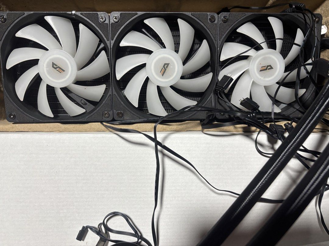 darkFlash RADIANT DC-360 All-in-One 360mm Liquid CPU Cooler (Category: Desktops) located in Marikina City. Submitted by PrelovedByLuna (Listing ID 1459282949, Image 2). Description: - darkFlash RADIANT DC-360 All-in-One 360mm Liquid CPU Cooler - Stunning Addressable RGB Lighting Effects - Compatible with Intel and AMD Sockets - Includes Three 120mm Fans - Advanced Edition for Enhanced Performance -if you want to test it again, bring your own cpu 