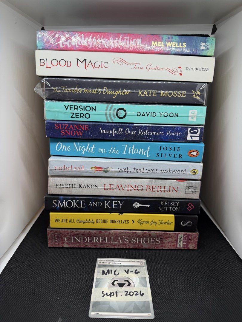 Decluttering Books Sale (Category: Storybooks) located in Angono. Submitted by michiruseven (Listing ID 1459176601, Image 2). Description: 📌 Assorted for Sale 📌 3 books for Php 100 only 📌 Open for take all (DM offers) 📌 RFS: Decluttering 📍Angono Rizal 📍 MOD: Pick-up, Meet-up, Lalamove, Courier 📍MOP: Cash, Gcash, Bank Transfer 📩 DM for more photos SOLD TITLES: ❌The shock of the fall ❌The bastille spy ❌The girl who played with fire ❌ Queeni