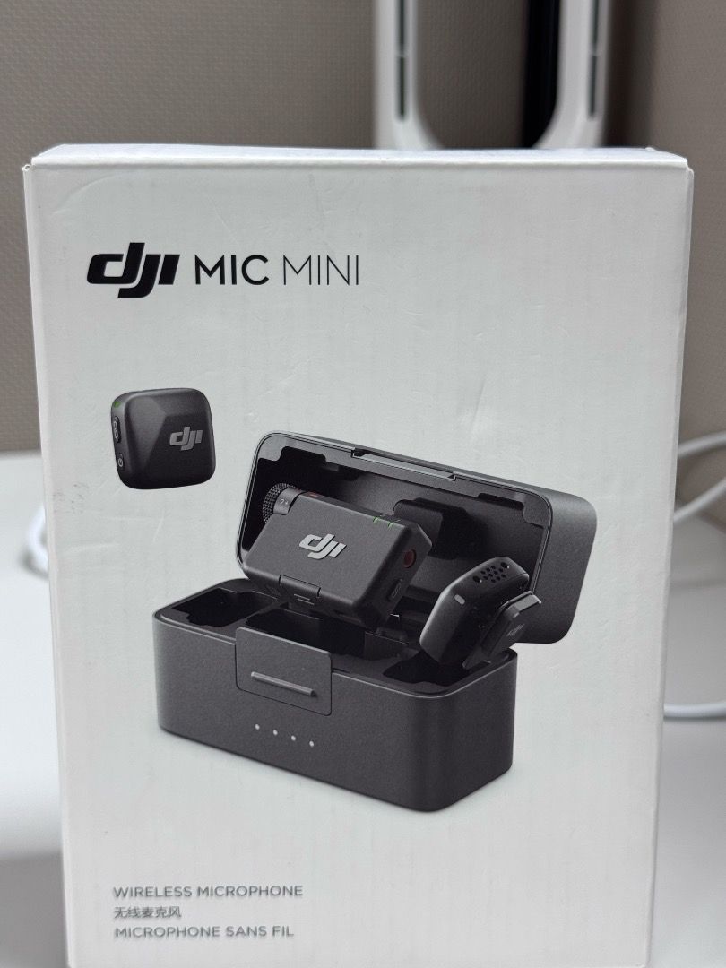 DJI Mic Mini Wireless Microphone System (Category: Microphones) located in Caloocan City. Submitted by acechaluce2026 (Listing ID 1459134748, Image 1). Description: - DJI Mic Mini wireless microphone system - Includes transmitter, receiver, and charging case - Compact and portable design for easy on-the-go use - Perfect for vlogging, interviews, and content creation - Comes with a convenient storage pouch - Ready for your next recording project R
