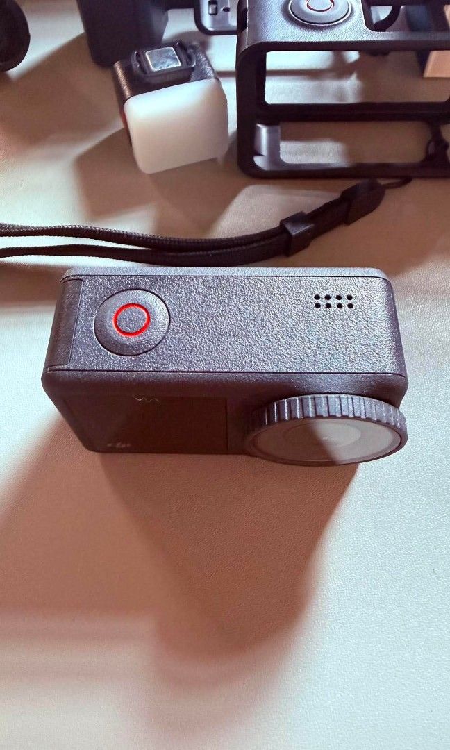 DJI Osmo Action 4 Standard Combo + Accessories (Category: Cameras) located in Caloocan City. Submitted by nobletree.3ebea1 (Listing ID 1459229678, Image 1). Description: DJI Osmo Action 4 Standard Combo + Accessories. Bought December 2025. Barely used by the wife, complete package WYSIWYG. selling for 11009 no outstanding issues, see photos to appreciate and test when meeting up. accessories included ➡️ handheld grip, Ulanzi cube light, Telesin u