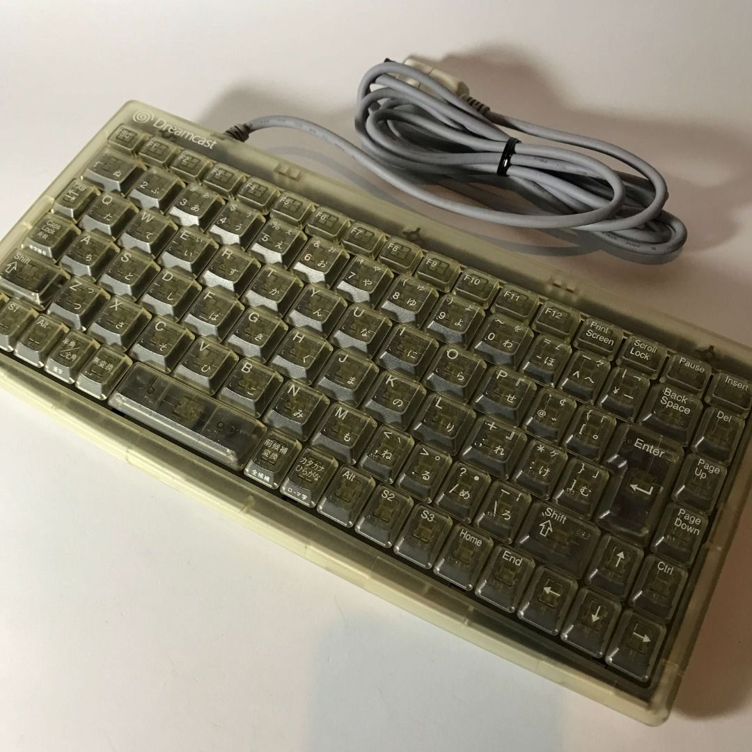 Dreamcast Keyboard HKT-4000 (Category: Others) located in Caloocan City. Submitted by Jorumack_Shop (Listing ID 1459194839, Image 1). Description: Original Dreamcast Keyboard HKT-4000 100% Original from Japan Tested and working Good Condition Second hand, (expect some discoloration and scratches due to usage) Inclusion: - Keyboard - FREE Typing of the Dead (burn game) - Gagana sa Dreamcast console na ginawa bago mag y2k (2000) Issue: - slight yel