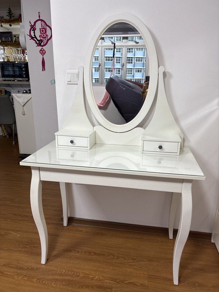 Dressing table (Category: Tables & Sets) located in Singapore. Submitted by Whitehorse7 (Listing ID 1459197628, Image 1). Description: Item original price $540. Selling less than 50% .
