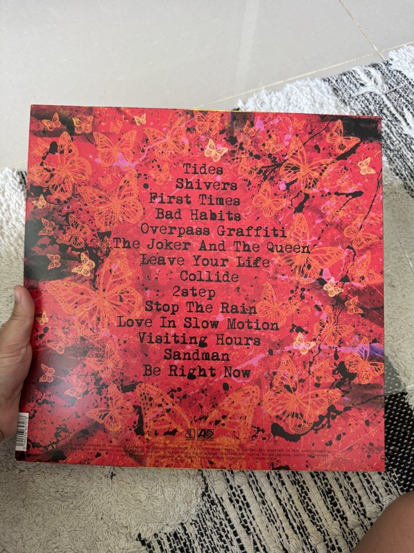 Ed Sheeran Equals Vinyl Record (Category: Vinyls) located in Lapu Lapu. Submitted by thegentleedit.ph (Listing ID 1459181188, Image 2). Description: - Ed Sheeran vinyl record - Full tracklist visible on back cover - Features songs like Tides, Shivers, and Stop The Rain - Near Mint condition - A great addition to any music collection.