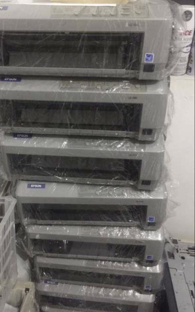 Epson Dot Matrix Printer LQ-590 (Category: Printers, Scanners & Copiers) located in Makati City. Submitted by jtechs (Listing ID 1459189862, Image 3). Description: - Epson Dot Matrix Printer -Lq-590 impact printer -24pins with usb cord power cord - Reliable workhorse for printing documents - Unit is wrapped in plastic - Multiple units available - Ideal for office use or printing forms - Contact for more details -also good for continuous paper inv