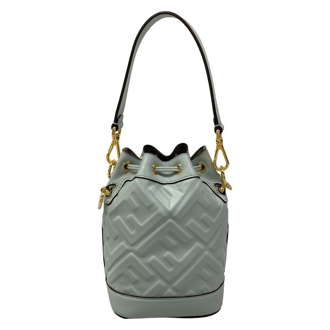 Fendi Handbag Mon Trésor 8BS093 Light Blue (Category: Luxury Bags & Wallets) located in Las Pinas. Submitted by daisuki_japan_luxury_by_reiko (Listing ID 1459111827, Image 3). Description: Condition Notes [Exterior] - Overall ⇒ Scratches / Stains / Loss of shape / Slight deterioration of hardware - Main opening ⇒ Corner scuffs - Handle ⇒ Corner scuffs / Stains / Stain - Bottom ⇒ Corner scuffs [Interior] - Overall ⇒ Scratches (including scuffs) / 