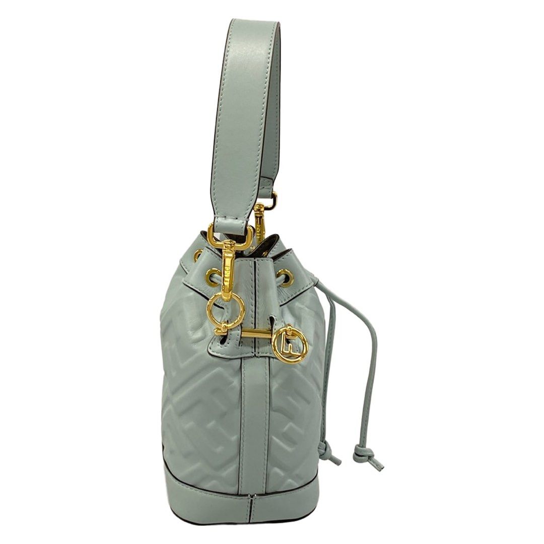 Fendi Handbag Mon Trésor 8BS093 Light Blue (Category: Luxury Bags & Wallets) located in Las Pinas. Submitted by daisuki_japan_luxury_by_reiko (Listing ID 1459111827, Image 2). Description: Condition Notes [Exterior] - Overall ⇒ Scratches / Stains / Loss of shape / Slight deterioration of hardware - Main opening ⇒ Corner scuffs - Handle ⇒ Corner scuffs / Stains / Stain - Bottom ⇒ Corner scuffs [Interior] - Overall ⇒ Scratches (including scuffs) / 