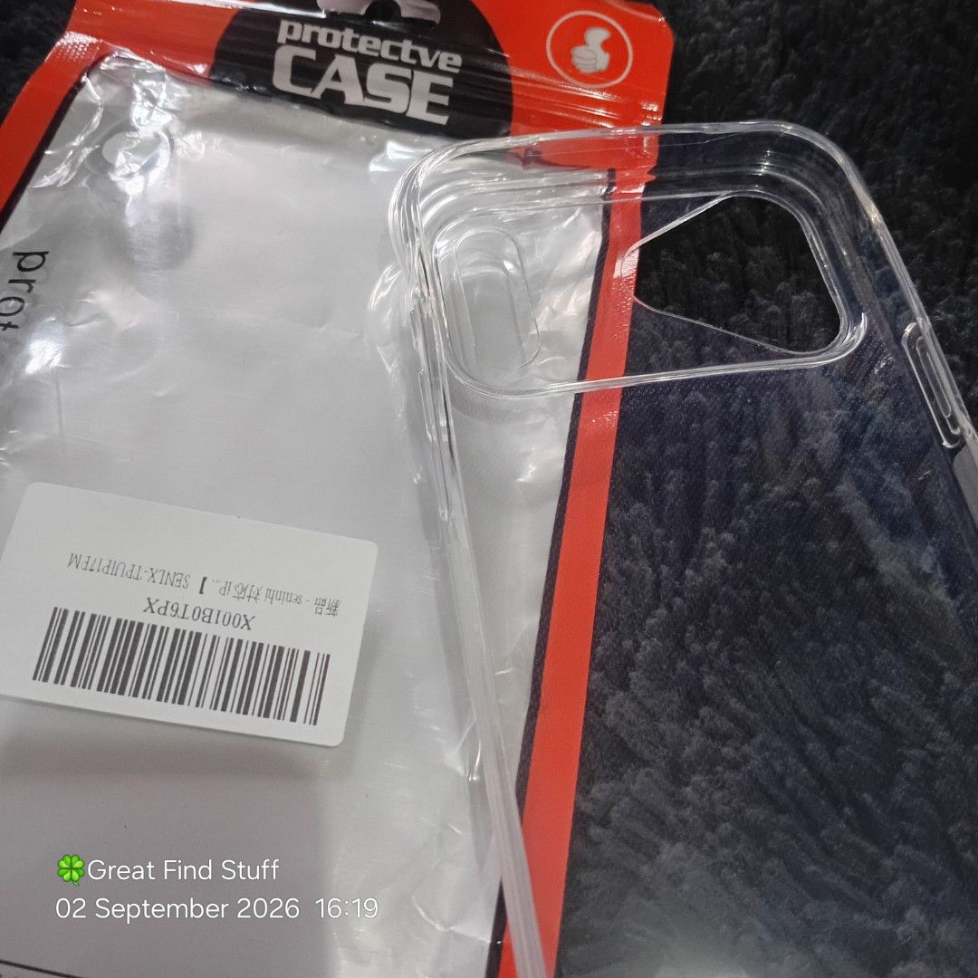 [GFS] Clear Case for Iphone 17 Pro Max (Category: Cases & Sleeves) located in Quezon City. Submitted by greatfindstuff (Listing ID 1459166266, Image 3). Description: [GFS] Iphone 17 Pro Max Clear Case 📌Condition • Never Been Used • As is • no box 📍Novaliches, Quezon City 🛵 Lalamove • Self Pick up • Grab 💰Gcash • Maya • BPI • Cash on pick up .
