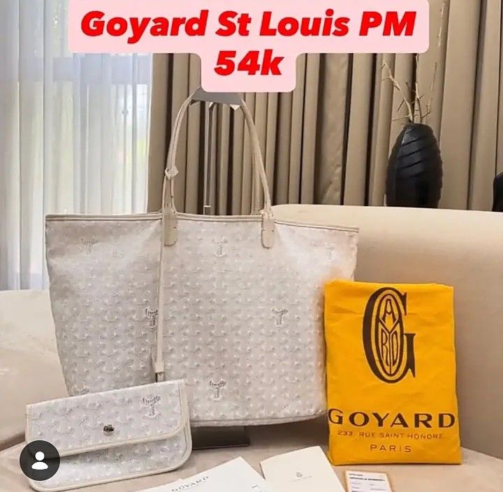 Goyard st. Louis pm (Category: Luxury Bags & Wallets) located in Quezon City. Submitted by thriftfindsmanila (Listing ID 1459207665, Image 1). Description: .