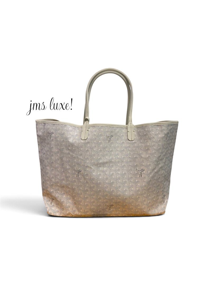 Goyard St. Louis PM Tote Bag (Category: Luxury Bags & Wallets) located in Manila. Submitted by jmsluxe2026 (Listing ID 1459125563, Image 1). Description: - Authentic Goyard St. Louis Tote - PM Size - Signature Goyardine canvas with subtle beige gradient - Leather handles and trim - Spacious interior, perfect for everyday or travel.