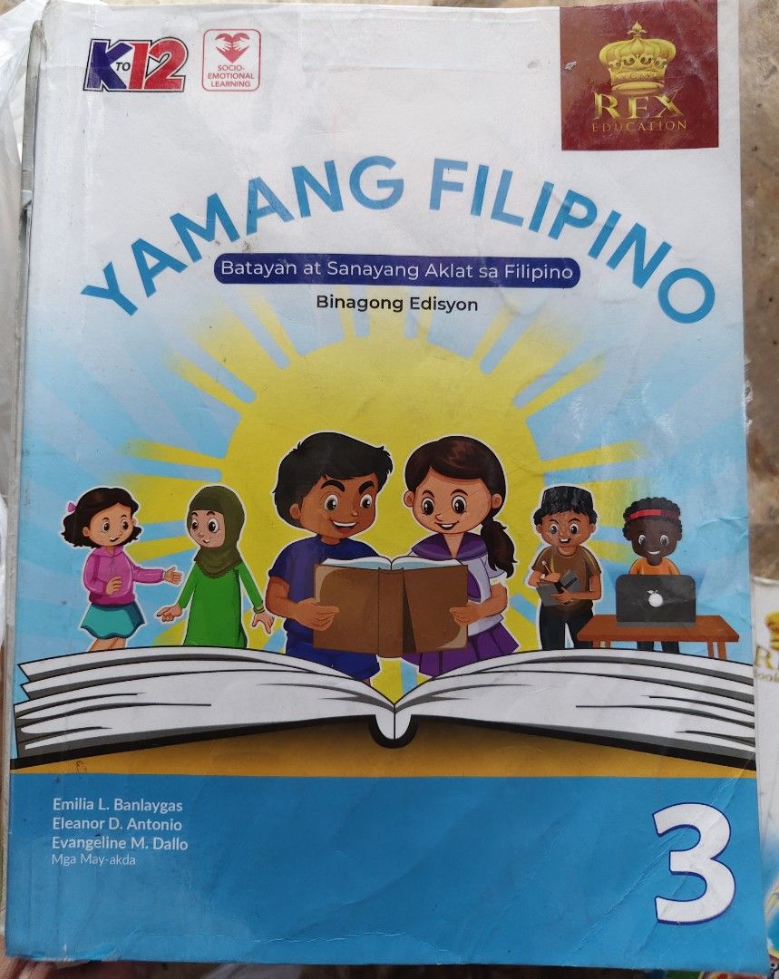 Grade 3 books (Category: Textbooks) located in Manila. Submitted by onlinestore011716 (Listing ID 1459136008, Image 1). Description: - Php 50 each book, Good for Tutorial Reference, may sulat konti, may iba walang sulat.. Grade 3 K-12 Curriculum Textbooks - Filipino Subjects: - Yamang Filipino - Bagong Lakbay ng Lahing Pilipino - English Subjects: - Learning and Intensifying English Today - IEEC for Integrated English for Effective Communication 