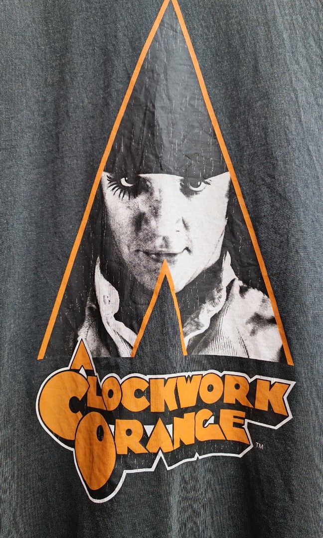 GU x Clockwork Orange Pigment dyed tee (Category: Activewear) located in Davao. Submitted by st333tcartel (Listing ID 1459126322, Image 2). Description: XL Length 30.5 Width 24.