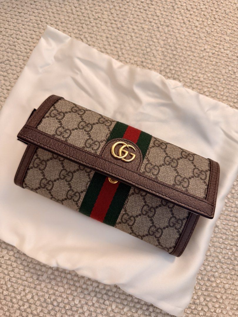 Gucci Ophidia GG Supreme Wallet (Category: Luxury Bags & Wallets) located in Taguig. Submitted by sourcedbym (Listing ID 1459253500, Image 3). Description: Gucci Ophidia Long Wallet Brand new! Bought in HK. Authentic. Retail is 58k+ .