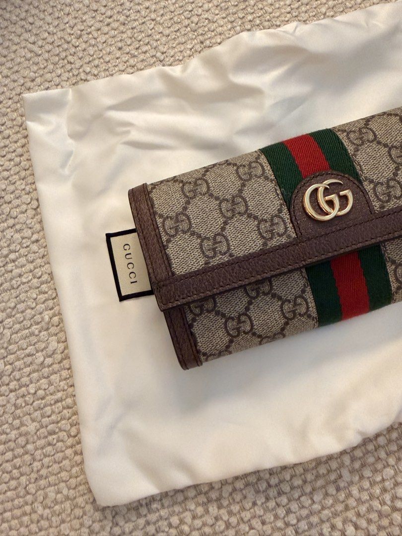 Gucci Ophidia GG Supreme Wallet (Category: Luxury Bags & Wallets) located in Taguig. Submitted by sourcedbym (Listing ID 1459253500, Image 2). Description: Gucci Ophidia Long Wallet Brand new! Bought in HK. Authentic. Retail is 58k+ .