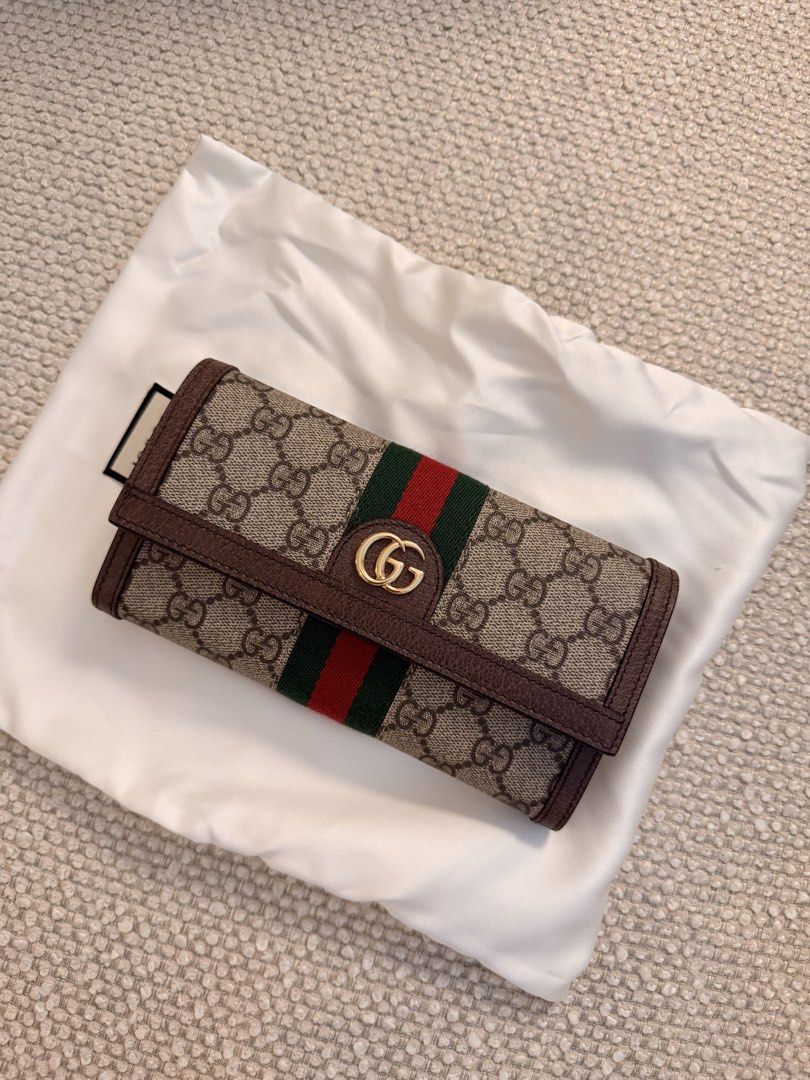 Gucci Ophidia GG Supreme Wallet (Category: Luxury Bags & Wallets) located in Taguig. Submitted by sourcedbym (Listing ID 1459253500, Image 1). Description: Gucci Ophidia Long Wallet Brand new! Bought in HK. Authentic. Retail is 58k+ .