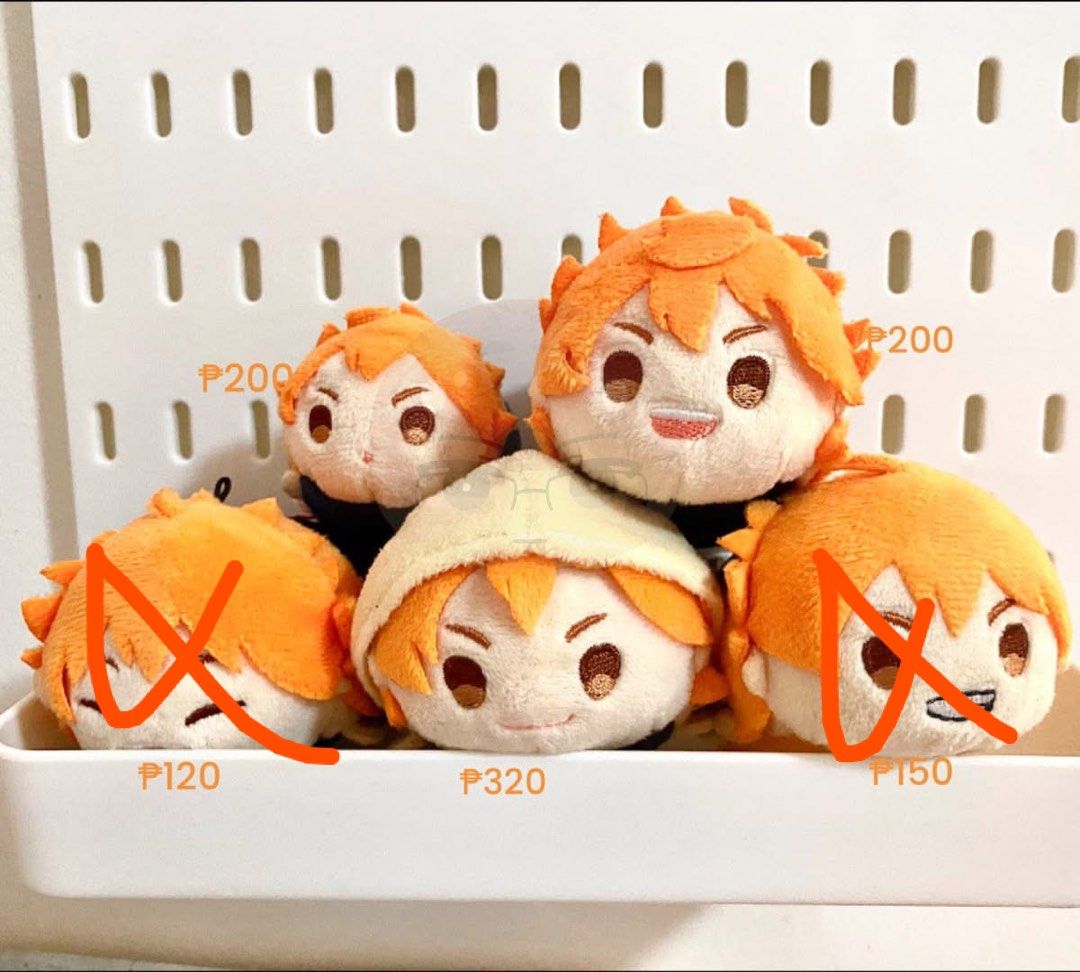 haikyuu!! hinata shoyo mochi (Category: Designer & Blind Box Toys) located in Naga. Submitted by tomuyearner (Listing ID 1446497309, Image 1). Description: all avail except crossed out .