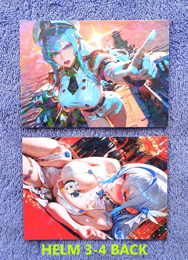 Helm Nikke Anime Game Photo Card Singles Batch 2 (Category: Raw Singles) located in Iloilo. Submitted by jrmagallanes78 (Listing ID 1459101351, Image 3). Description: PhP 25 per photo card. In case of reprints, minimum order of 3-6 2-sided cards is required. Photos are 2-sided prints and are front laminated with glossy reflective film and back laminated with holo effect film. Anime/Game: Nikke: Goddess of Victory Characters: Helm (2 regular) Dime