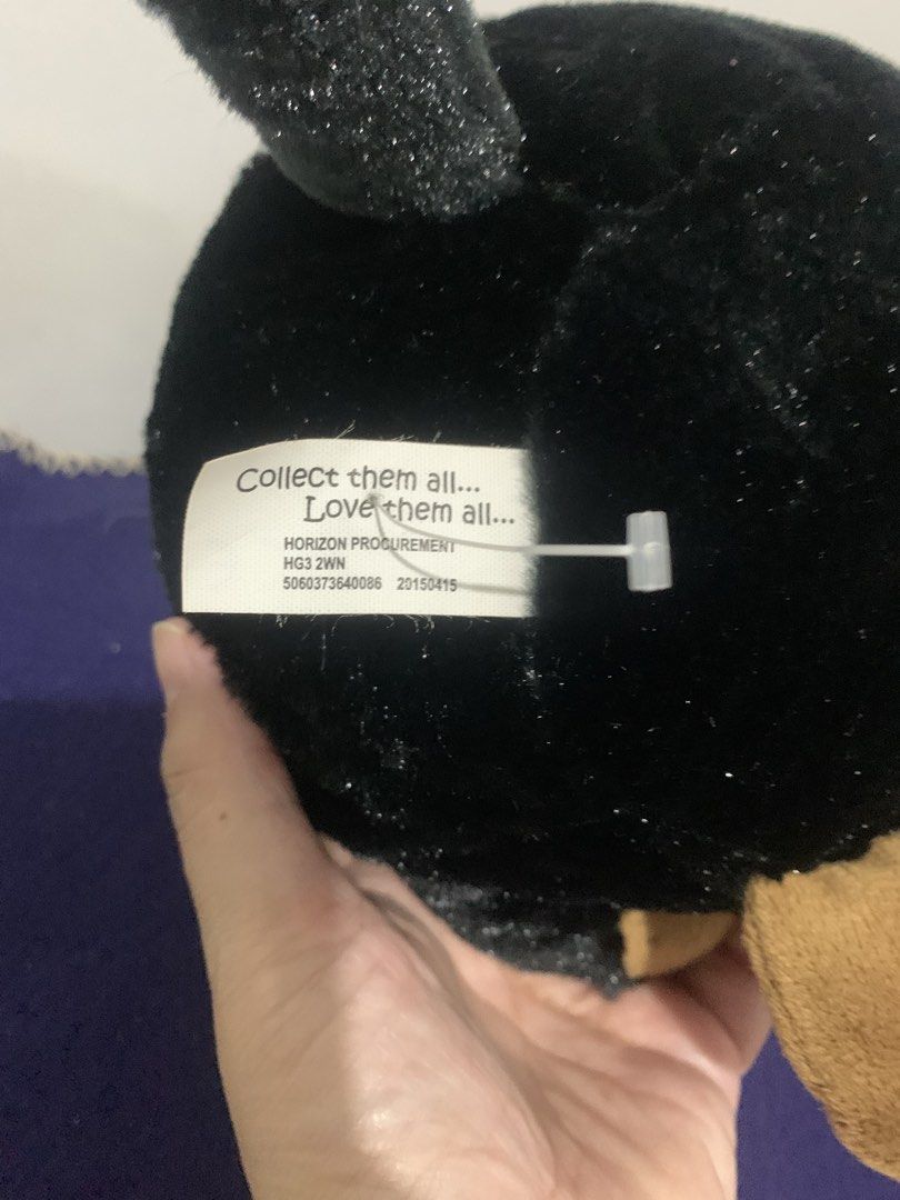 Horizon Procurement Plush Toy - Thank You Monkey (Category: Plushies & Soft Toys) located in Pasig City. Submitted by miswatamita (Listing ID 1459173493, Image 2). Description: - SALE! Adorable monkey plush toy - Sparkly black fur with brown accents - Holding a 'Thank You!' sign - Tagline: 'Collect them all... Love them all...' - Approximately 6 inches tall - Ideal for gifting or as a desk accessory.