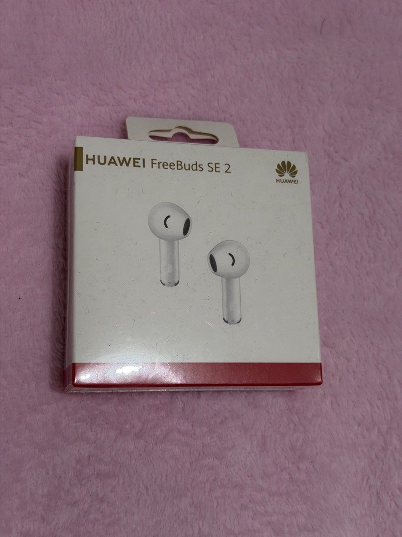 HUAWEI FreeBuds SE 2 Wireless Earbuds (Category: Earphones) located in Navotas City. Submitted by Tintin2509 (Listing ID 1459231004, Image 1). Description: - HUAWEI FreeBuds SE 2 Wireless Earbuds - Latest Bluetooth 5.3 connectivity - Up to 3 hours of music playback on a single charge - Additional 40% music playback with the charging case - IP54 dust and splash resistant for durability - Lightweight and compact design for comfort - Features a powe