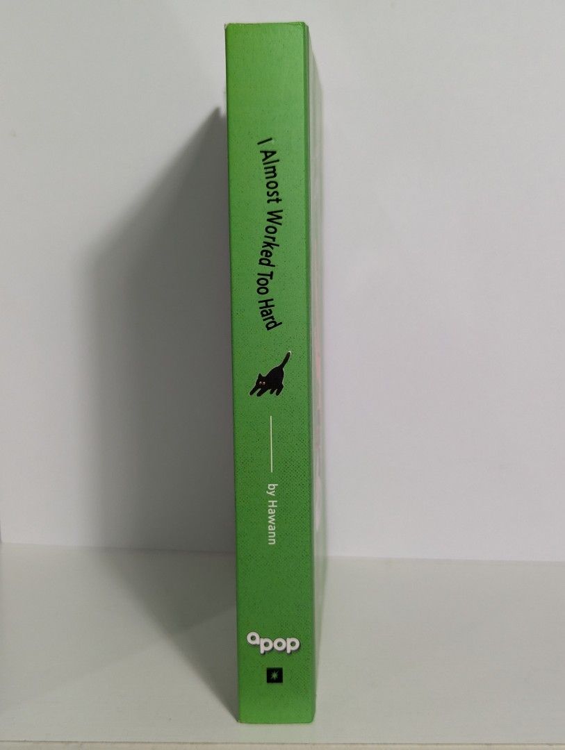 I Almost Worked Too Hard by Hawann - Special Edition (Category: Storybooks) located in Manila. Submitted by artemisone (Listing ID 1459241194, Image 3). Description: -no plastic cover -may have very few dog eared pages -no annotations -sticky tabs will be taken out ❗MOP: GCash, Maya, Bank Transfer ❗MOD: Grab, Lalamove, Joyride Padala (if w/in Metro Manila), LBC, JnT (if outside) 📍Shipping from: QC 👉 SF to be shouldered by buyer .
