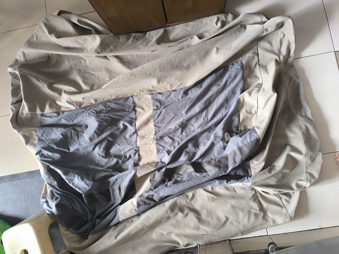 Ikea sofa cover (Category: Outdoor Furniture) located in Manila. Submitted by lianlim.mail (Listing ID 1459140452, Image 1). Description: Ikea sofa cover. Got this from the sale area. no sofa model indicated. looks like pang Kivik but not really sure. bahala ka na. measurement ng mismong seating part is approx 130x57cm. main sofa only. NO foam covers included. I used this as cover for my patio sofa. needs washing. Lalamove only from paco manila..