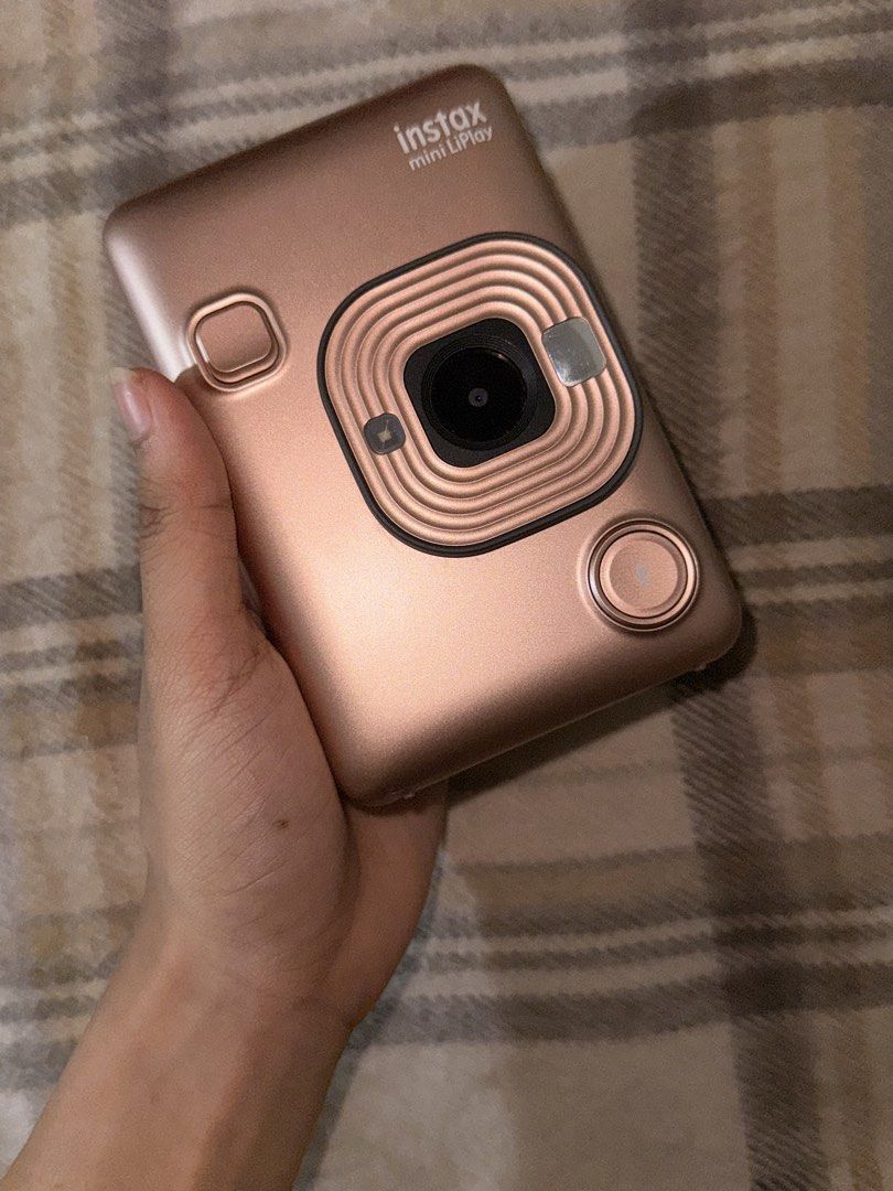 Instax Mini LiPlay (Category: Cameras) located in Manila. Submitted by itschielll (Listing ID 1459136851, Image 3). Description: RFS: need fast cash for bills lightly used lady-owned bought earlier this year inclusions - camera pouch - 10 sheets instax film - acrylic camera case .