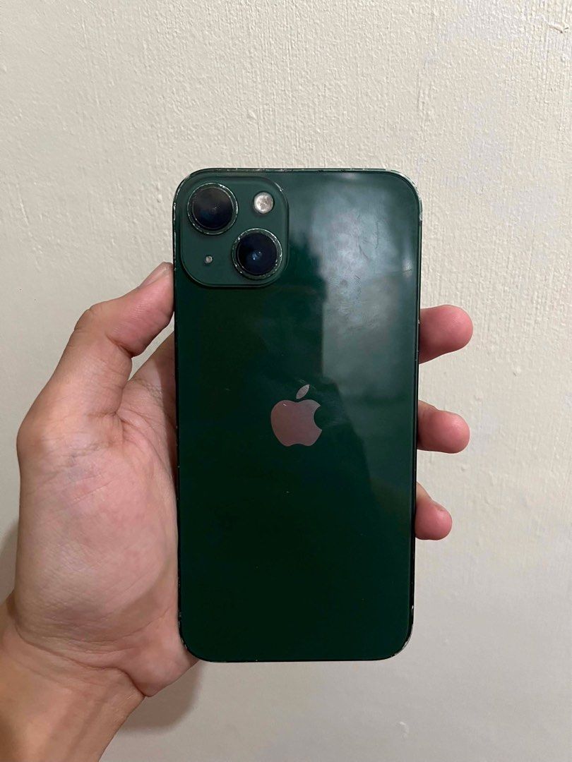 IPHONE 13 GREEN (Category: iPhone 13 Series) located in Manila. Submitted by y2.girl (Listing ID 1459134870, Image 1). Description: For sale or Swap sa iphone 11 na may add cash Iphone 13 ( Green ) • 128GB • 77% Battery Health • Face ID Working • Truetone Working • All buttons Working • Malinaw Both Camera • Replaced Display • ( SIM LOCKED ) • UNLI RESET / UNLI CHECK ISSUE: DENTS / PAINTCHIPS INCLUSIONS: BRANDNEW CHARGER / CASE.