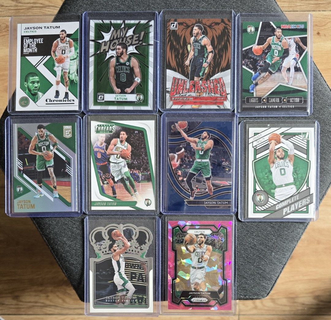 JAYSON TATUM NBA 30 CARD LOT (Category: Raw Singles) located in Mandaluyong City. Submitted by xanderobert (Listing ID 1459201281, Image 3). Description: Selling/disposing - 30 card lot TATUM instant PC. 1500 php only. 20 out of 30 cards toploaded. PM me thanks Packed using cardboard box and bubble wrap to ensure safety during shipping. Please check card corners or send us a message for further questions or photos. *All items are legit and actual