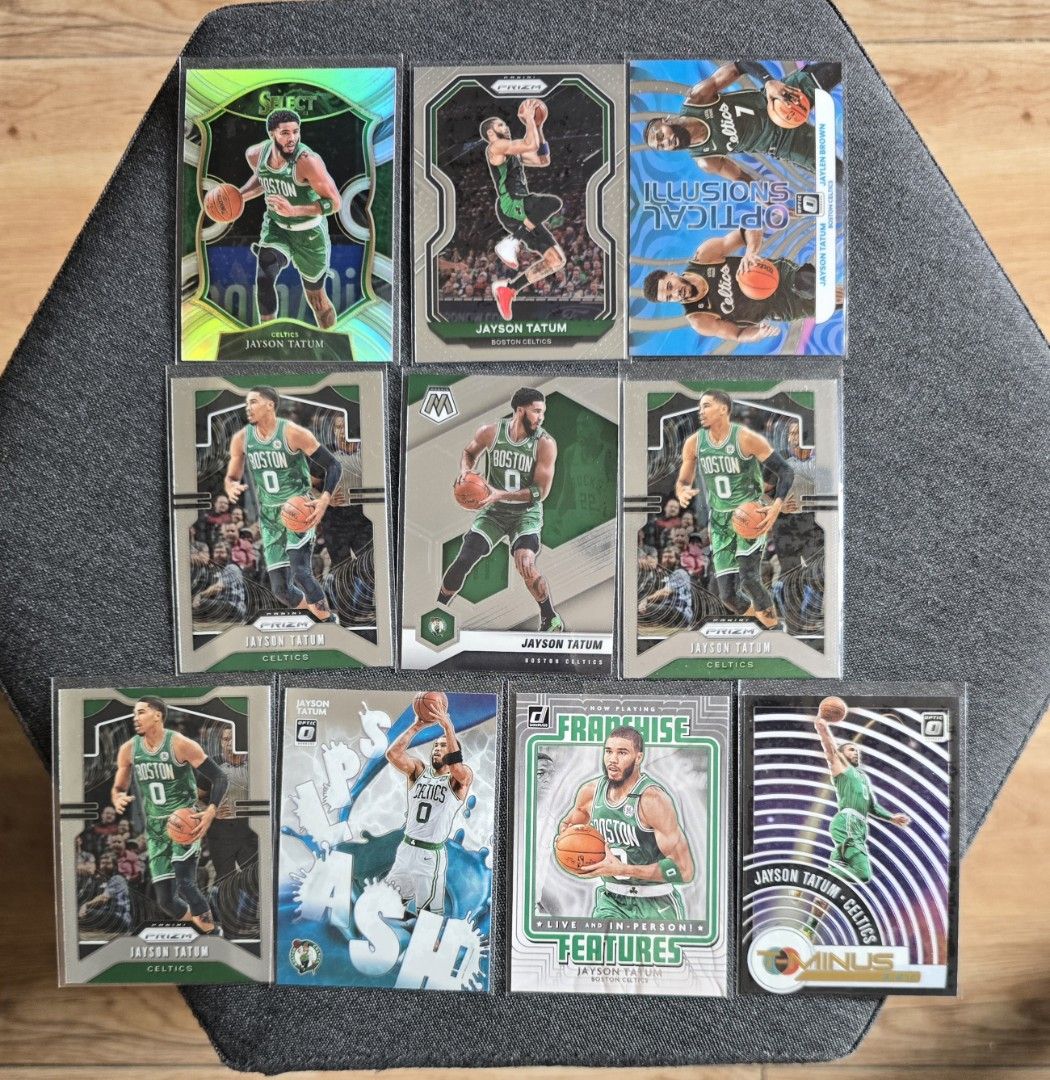 JAYSON TATUM NBA 30 CARD LOT (Category: Raw Singles) located in Mandaluyong City. Submitted by xanderobert (Listing ID 1459201281, Image 2). Description: Selling/disposing - 30 card lot TATUM instant PC. 1500 php only. 20 out of 30 cards toploaded. PM me thanks Packed using cardboard box and bubble wrap to ensure safety during shipping. Please check card corners or send us a message for further questions or photos. *All items are legit and actual