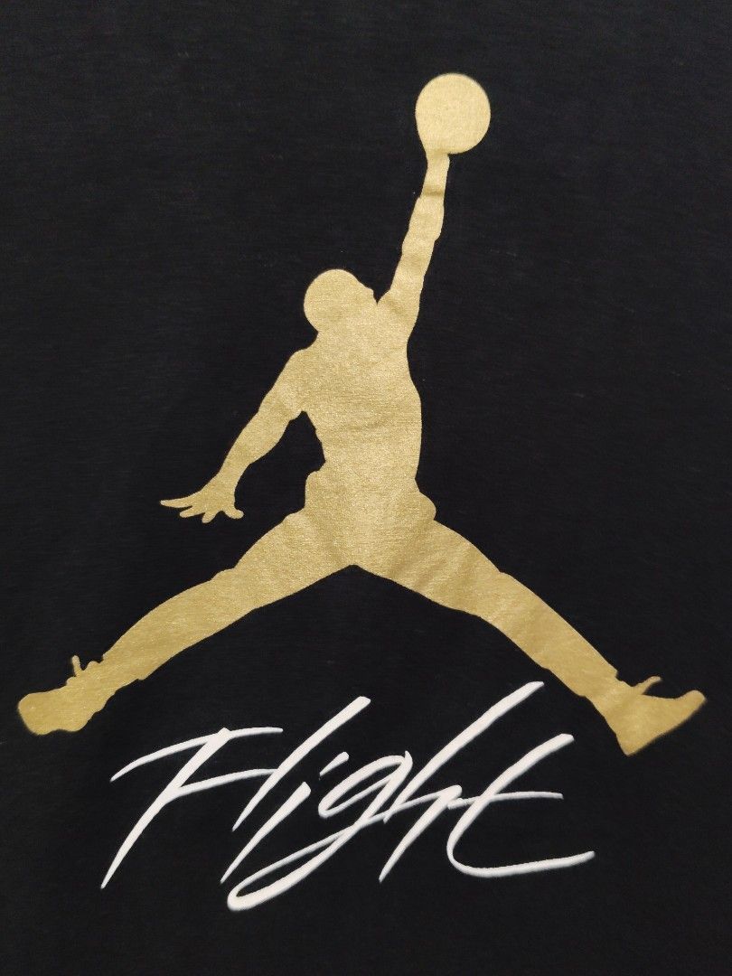 Jordan Gold Jumpman Shirt (Category: Tshirts & Polo Shirts ) located in Makati City. Submitted by mugen.archive (Listing ID 1459145829, Image 3). Description: Authentic size Medium 9.5/10 Color rate No issue.