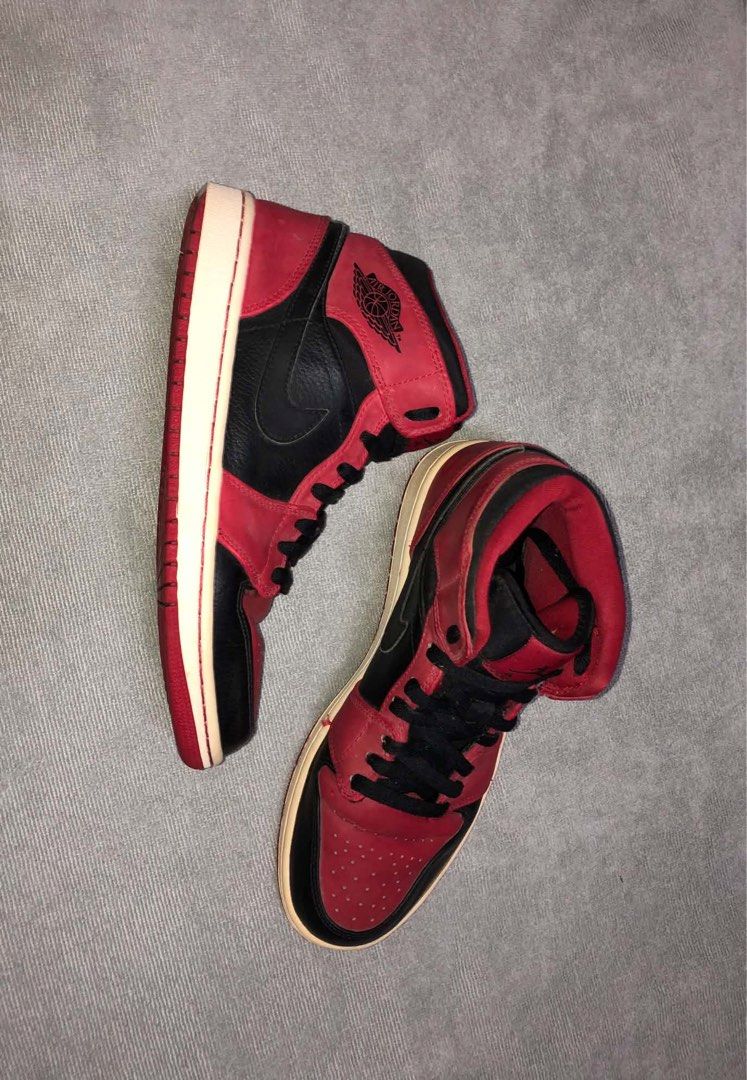 Jordan J1 2013 Black Red (Category: Sneakers) located in Dipolog. Submitted by throsetbycheemarie (Listing ID 1459207893, Image 2). Description: Jordan J1 2013 Black Red Very Good Condition Origin: China EU 40 #highlightseveryone #highlight.