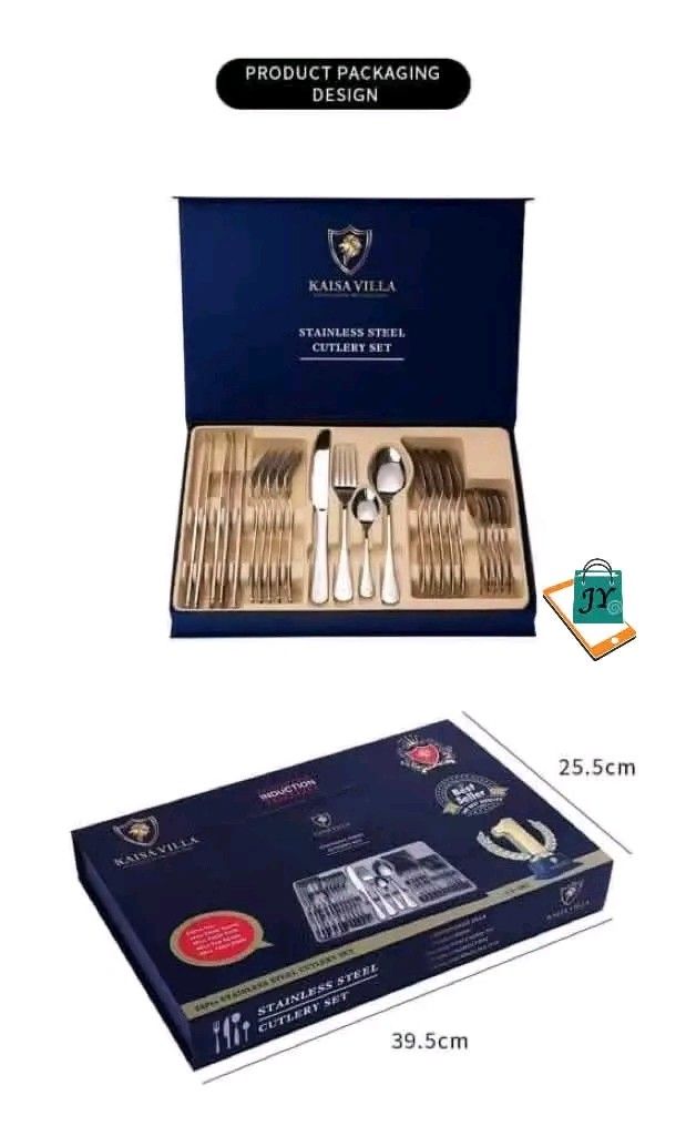 Kaisa villa 24pcs cutlery set (Category: Dinnerware & Cutlery) located in Manila. Submitted by marvieobordo (Listing ID 1459169862, Image 3). Description: Kaisa villa 24pcs cutlery set .