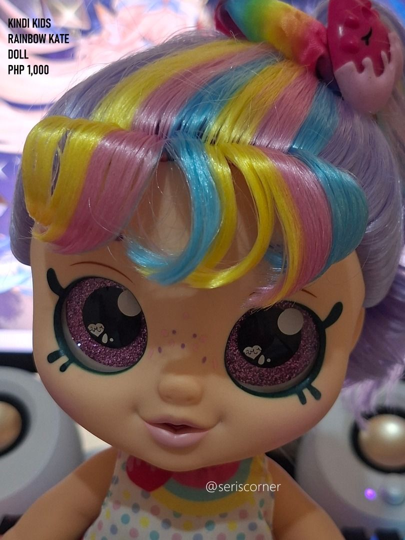 KINDI KIDS DOLL - RAINBOW KATE (Category: Designer & Blind Box Toys) located in Las Pinas. Submitted by seriscorner (Listing ID 1459237703, Image 2). Description: KINDI KIDS DOLL - RAINBOW KATE PHP 1,000 Courier: SPX Xpress (sf c/o buyer) We accept payments via BDO, Maribank, GoTyme, and GCash..