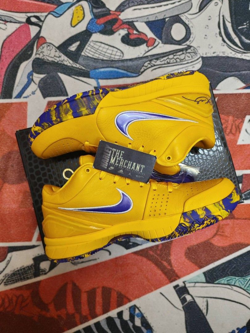Kobe 4 Draft Pack "Lakers" (Category: Sneakers) located in Marikina City. Submitted by tm_harley (Listing ID 1459142382, Image 3). Description: 🚨Kobe 4 Draft Pack "Lakers" Size 7.5 / 8 / 8.5 / 9 / 9.5 / 10 / 10.5 / 11 / 12 / 13 Men's ✅Price starts at 22,995 pesos only!! 2-3 weeks ETA | DP required (GS pair shown, only for an example) Send a DM for inquiries 📩 FB: Harley Villa FB Page: The Merchant - Kicks and Collectibles 📌Marikina City Locati