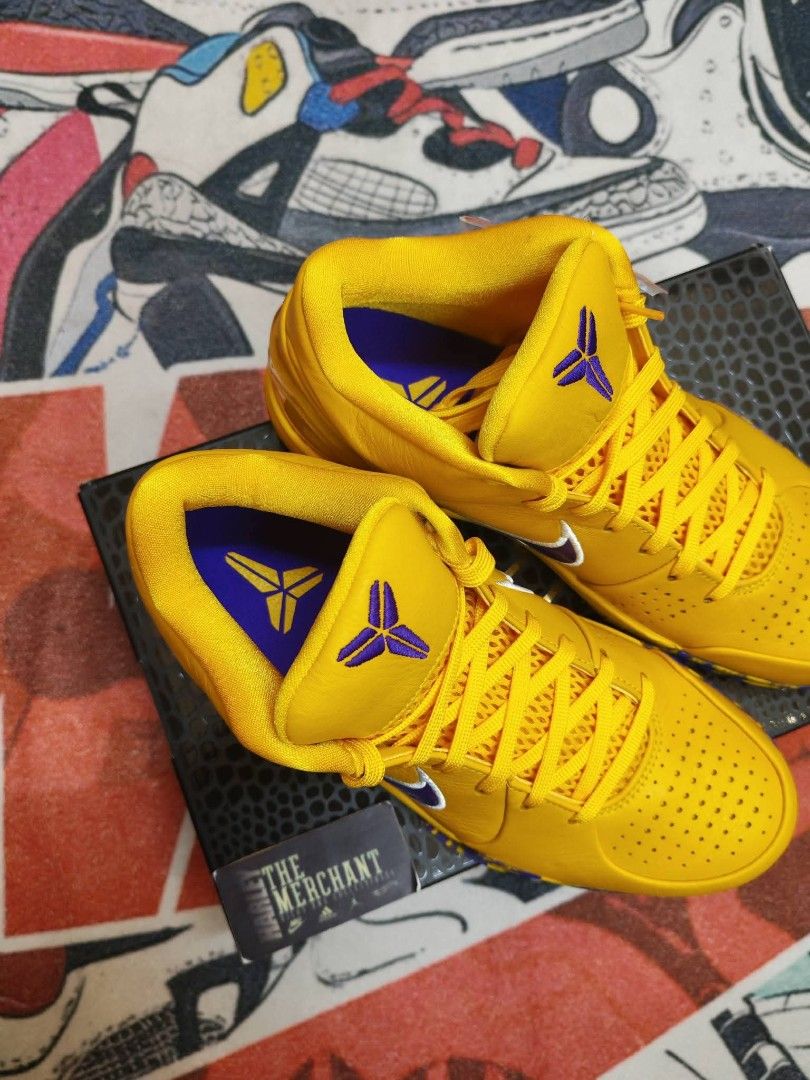 Kobe 4 Draft Pack "Lakers" (Category: Sneakers) located in Marikina City. Submitted by tm_harley (Listing ID 1459142382, Image 2). Description: 🚨Kobe 4 Draft Pack "Lakers" Size 7.5 / 8 / 8.5 / 9 / 9.5 / 10 / 10.5 / 11 / 12 / 13 Men's ✅Price starts at 22,995 pesos only!! 2-3 weeks ETA | DP required (GS pair shown, only for an example) Send a DM for inquiries 📩 FB: Harley Villa FB Page: The Merchant - Kicks and Collectibles 📌Marikina City Locati