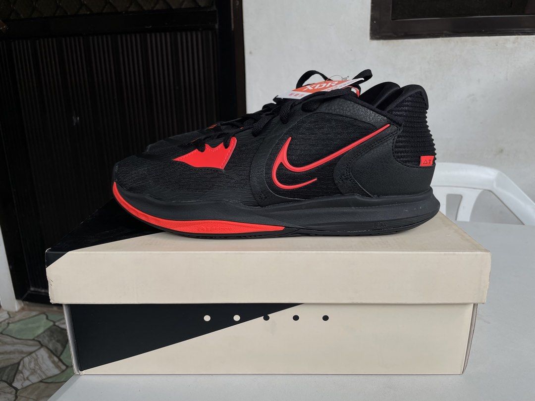 Kyrie Low 5 Black Red (Category: Sneakers) located in Rodriguez. Submitted by matchacash (Listing ID 1459169641, Image 3). Description: For Sale only Kyrie Low 5 Black Red Size: 10 Brandnew with tags, box and paper Price: 4500 (Bought at SRP 7,200) Location: Rodriguez Rizal.
