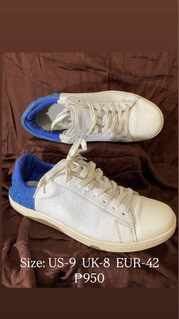 Lacoste White Sneakers (Category: Sneakers & Footwear) located in Manila. Submitted by owigabi (Listing ID 1459256224, Image 2). Description: White Lacoste sneakers available in multiple sizes. Classic design with the iconic crocodile logo. Comfortable for everyday wear. Price is P950 per pair..