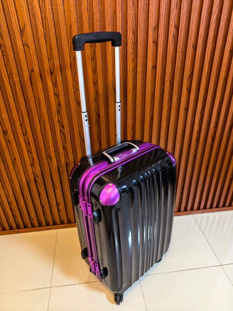 Legend Walker (Category: Luggage) located in Manila. Submitted by jzjapansurplus (Listing ID 1459274476, Image 2). Description: Brand: Legend Walker ✅ Medium check luggage ✅ H23.5" xW14.25" x D10.25" ✅ High Quality Durable Body! ✅ Made From Tough polycarbonate 👌 ✅ 360° Wheels All smooth ✅ With aluminum Frame ✅ With 4 Aluminum Corner pads ✅ Telescopic Aluminum Handle ✅ Multi purpose interior ✅ TSA002 Lock with Key.