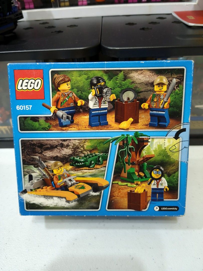 Lego City (60157) Jungle Starter Set (Category: Lego & Building Sets) located in Pasig City. Submitted by bricksandbits.ph (Listing ID 1459090904, Image 2). Description: Brand new. Sealed. Box condition as is. Payment via Gcash or BPI. Shipping c/o buyer. Item is located in Pasig. PM for other inquiries.