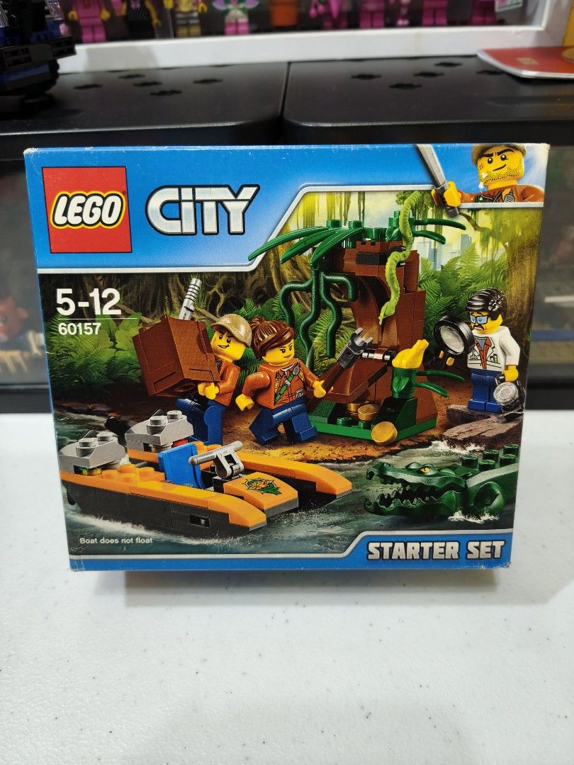Lego City (60157) Jungle Starter Set (Category: Lego & Building Sets) located in Pasig City. Submitted by bricksandbits.ph (Listing ID 1459090904, Image 1). Description: Brand new. Sealed. Box condition as is. Payment via Gcash or BPI. Shipping c/o buyer. Item is located in Pasig. PM for other inquiries.