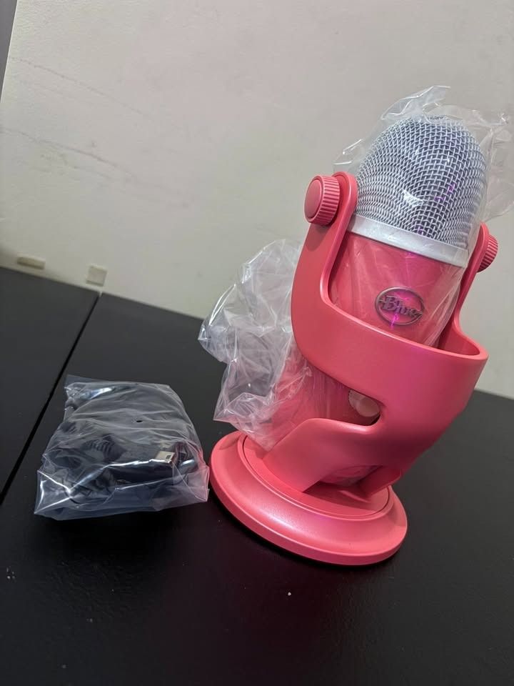 Logitech Blue Yeti Premium USB Gaming Microphone for Streaming - Pink Dawn (Category: Microphones) located in Quezon City. Submitted by yenny000 (Listing ID 1459218276, Image 1). Description: - Pink Blue Yeti USB Microphone - Includes original box and all accessories - Ideal for streaming and recording - Ready for its new owner!.