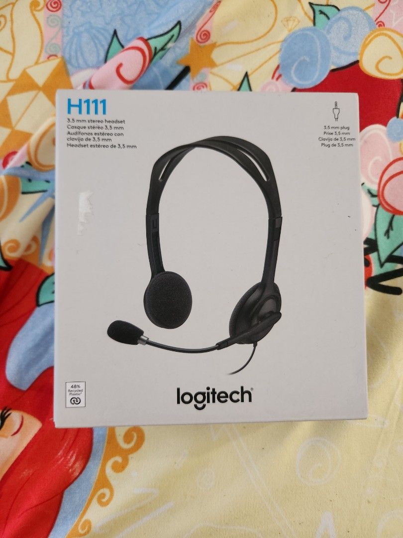 Logitech H111 3.5mm Stereo Headset with Microphone (Category: Headphones & Headsets) located in Bulacan. Submitted by kaezelle (Listing ID 1459131651, Image 1). Description: - Logitech H111 Headset - Connects via 3.5mm plug - Built-in microphone - Ideal for calls and online meetings - Compatible with most computers and devices - Simple and functional design - Comes in original packaging rfs: hindi nagamit, hindi. natanggap sa trabaho lol Meet up: