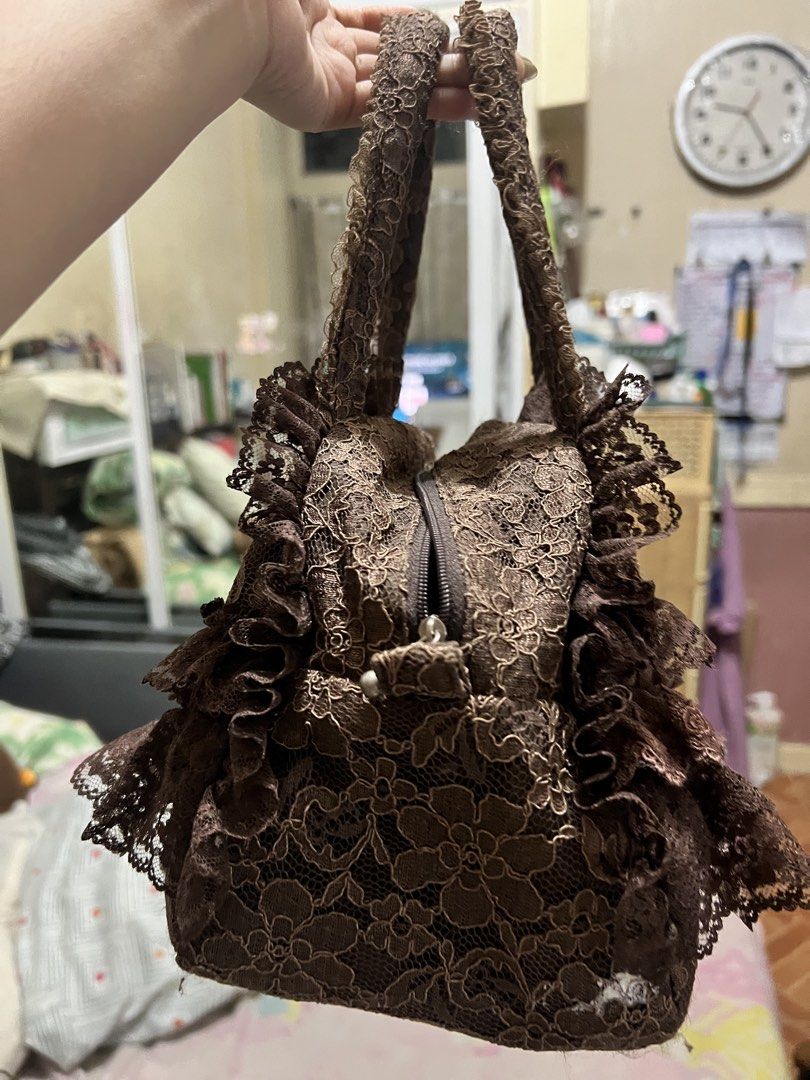 Lolita Brown Lace Bag (Category: Purses & Pouches) located in Quezon City. Submitted by dundendinee (Listing ID 1459217089, Image 3). Description: .