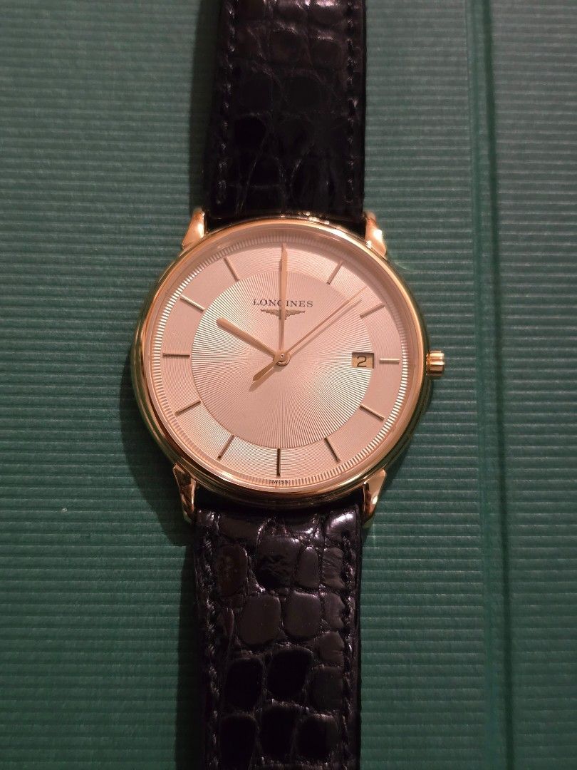 Longines Les Grandes Classiques (Category: Luxury Watches) located in Manila. Submitted by matt014 (Listing ID 1459227959, Image 2). Description: FOR SALE: Longines Les Grandes Classiques Ref. L4.677.2 Complete set with box Original strap and buckle P28,000.00 .