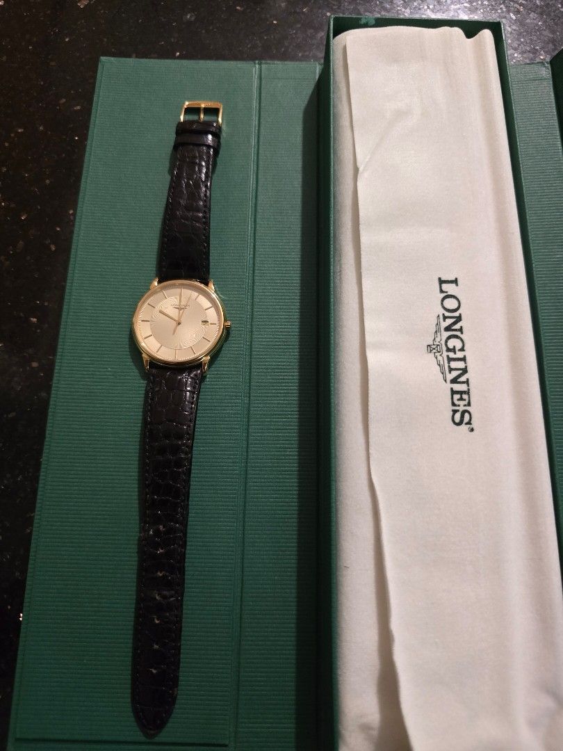 Longines Les Grandes Classiques (Category: Luxury Watches) located in Manila. Submitted by matt014 (Listing ID 1459227959, Image 1). Description: FOR SALE: Longines Les Grandes Classiques Ref. L4.677.2 Complete set with box Original strap and buckle P28,000.00 .