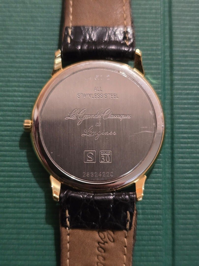 Longines Les Grandes Classiques (Category: Luxury Watches) located in Manila. Submitted by matt014 (Listing ID 1459227959, Image 3). Description: FOR SALE: Longines Les Grandes Classiques Ref. L4.677.2 Complete set with box Original strap and buckle P28,000.00 .