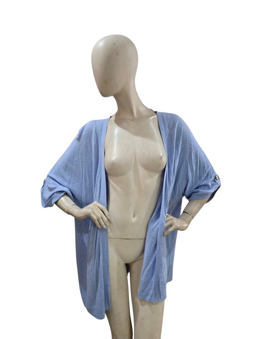 Marks & Spencer blue knit cardigan (Category: Coats, Jackets and Outerwear) located in Batangas. Submitted by thevanitychamber (Listing ID 1459223699, Image 1). Description: .