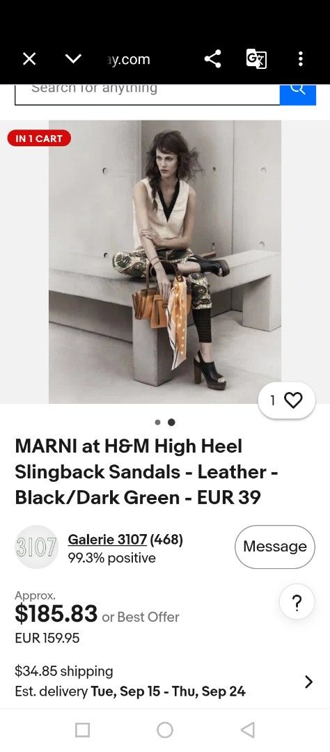 MARNI PLATFORM SANDALS (Category: Sandals) located in Bulacan. Submitted by joanagwen (Listing ID 1459282849, Image 2). Description: M@RN! PLATFORM SANDALS Unused condition,, with tag pa Size 37 on tag,, pang slim na paa lang.