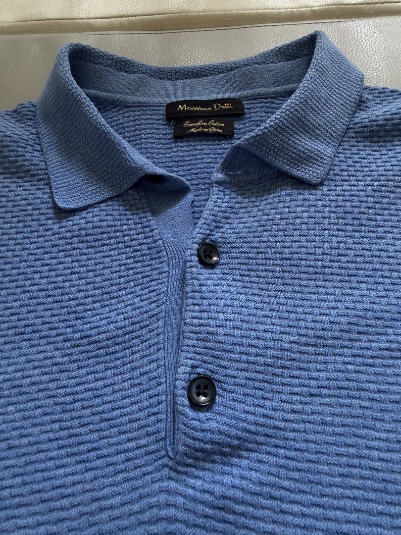 Massimo Dutti Polo Shirt for mens (Category: Tshirts & Polo Shirts ) located in Quezon City. Submitted by vaniefiel (Listing ID 1459145643, Image 2). Description: For Sale! ORIGINAL Massimo Dutti Polo Shirt for mens In good condition Size: Small on tag Color: Blue In Good condition Location: QC MOP: Gcash First to pay basis only Message now for inquiries, Thanks!.