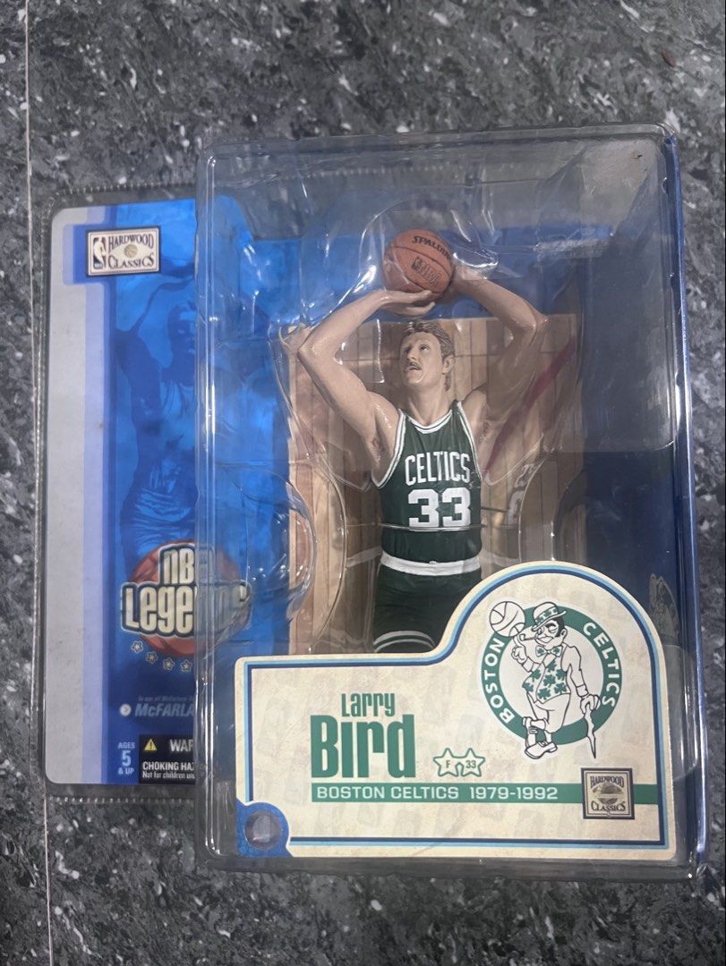 Mcfarlane Larry Bird (Category: Vintage Collectibles) located in Caloocan City. Submitted by ryshevennostalgia (Listing ID 1459090488, Image 1). Description: Selling Mcfarlane NBA Larry Bird -Complete On Card -Price 3500 location Tamarind Residences Manila.