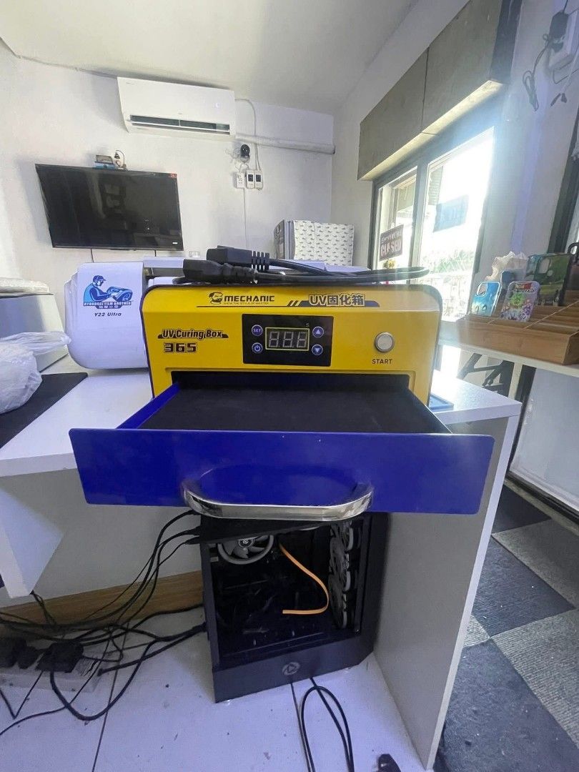 Mechanic UV Curing Box 365 machine tools for cellphone technician (Category: Construction Tools & Equipment) located in Quezon City. Submitted by vamosycompra (Listing ID 1459288914, Image 1). Description: Mechanic UV Curing Box 365 machine tools for cellphone technician.